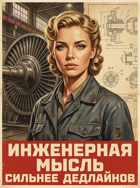 Открытка для инженера