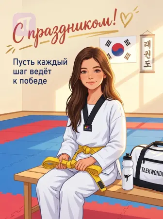 Девочка с жёлтым поясом
