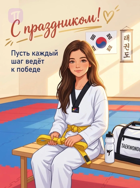 Девочка с жёлтым поясом