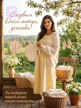 Весенняя свежесть материнства