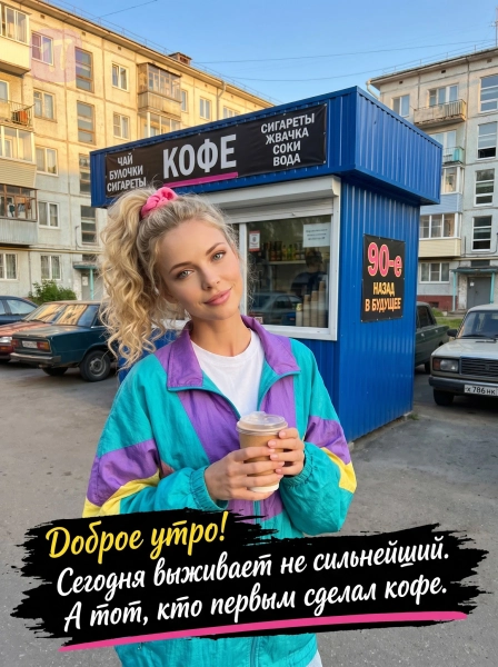 Бодрость в стиле 90х