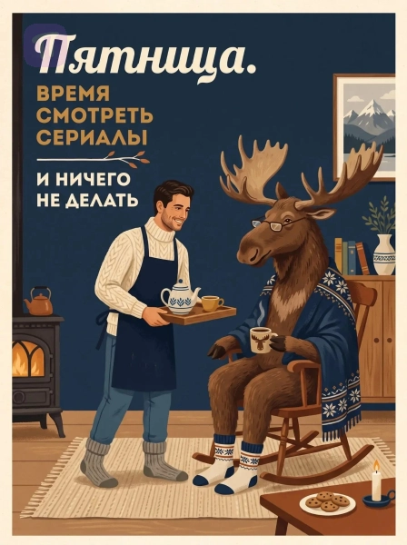 Пятничный уют с лосем