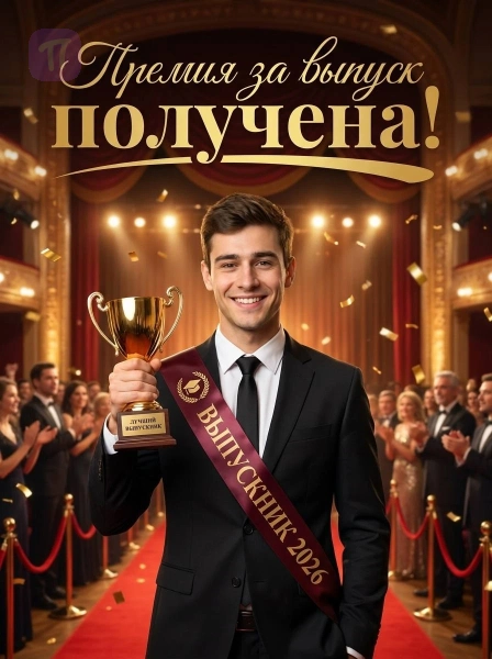 Премия получена