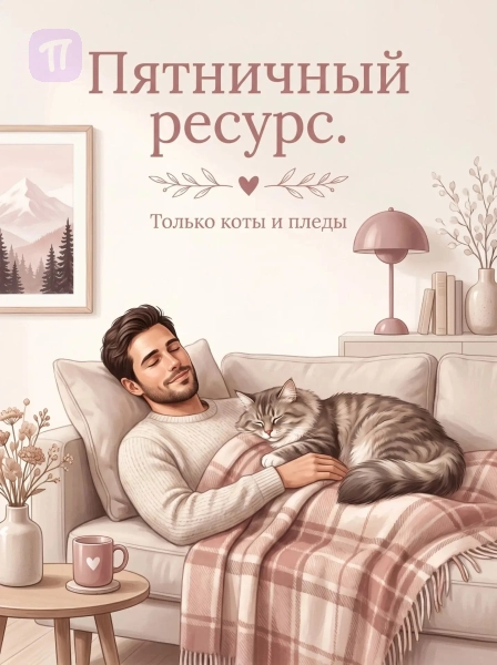 Пятничный уют с котом