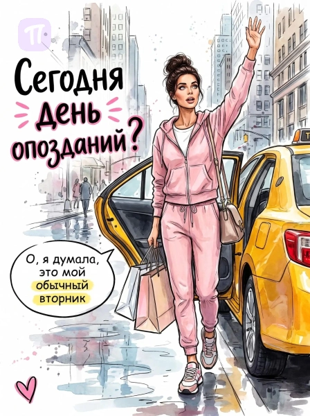 Розовое опоздание