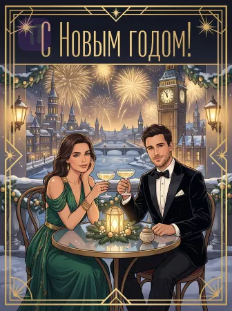 Роскошный новогодний вечер