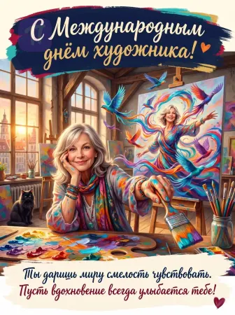 Художница оживших картин