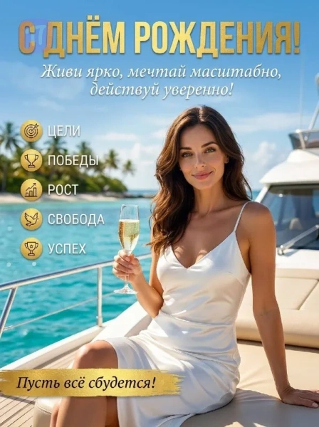День рождения на яхте