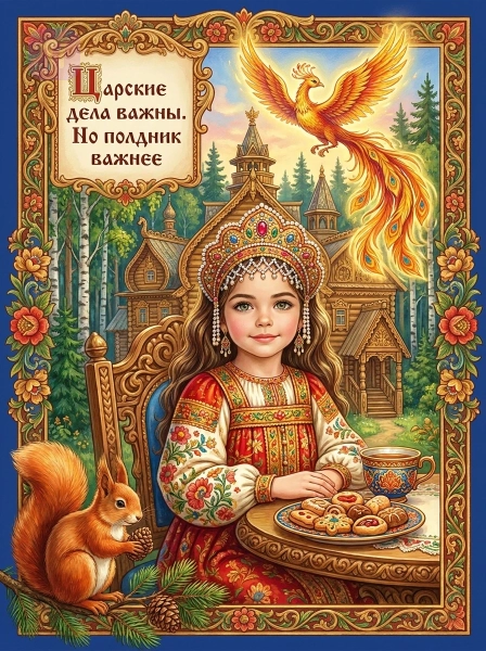 Царевна с жар-птицей
