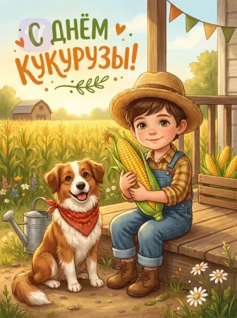 Деревенская кукурузная идиллия