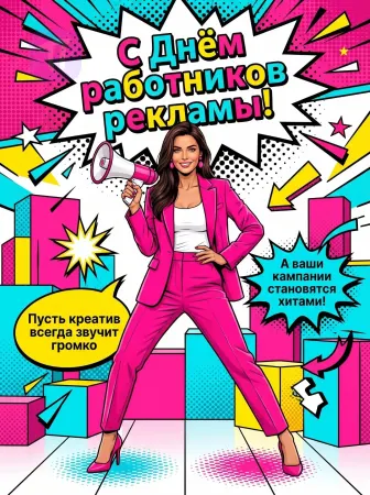 Громкий креатив в поп-арте