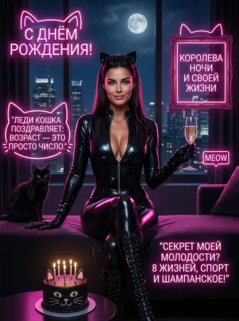 Черная кошка