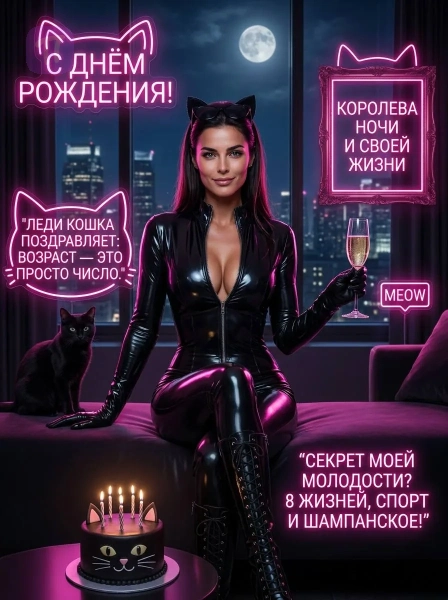 Черная кошка