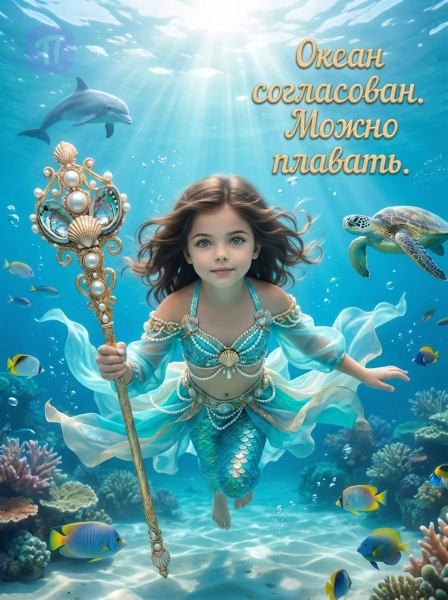 Юная морская принцесса