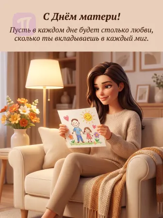 Любимый рисунок мамы