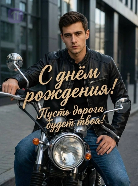 Парень на байке