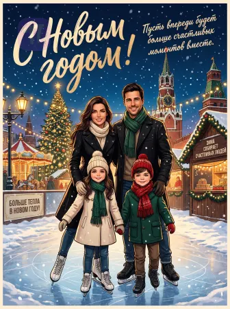 Семейный новогодний каток