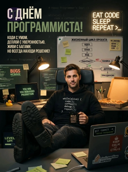 Код, кофе и релакс