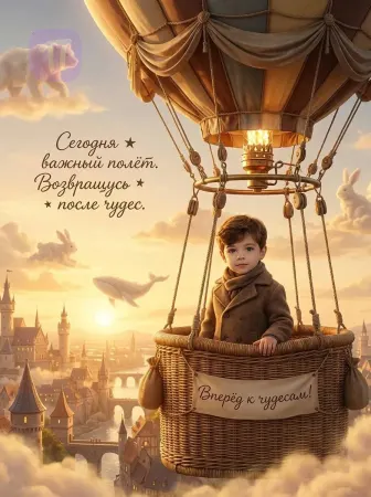 Мальчик на воздушном шаре
