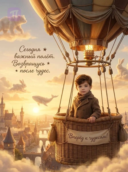 Мальчик на воздушном шаре