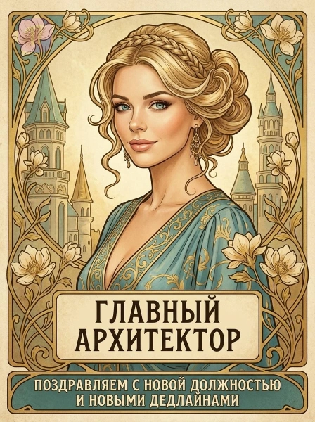 Открытка главному архитектору