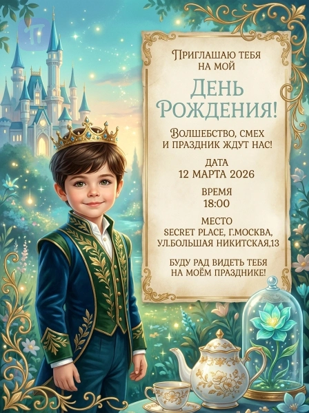 Праздник для маленького принца