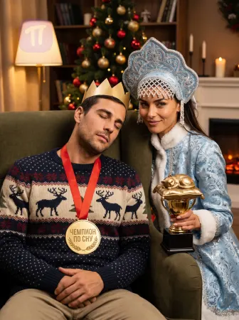 Новогодний чемпион по сну