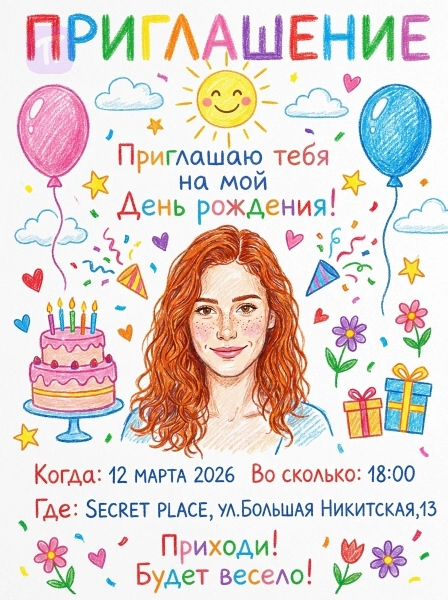 Радужный день рождения