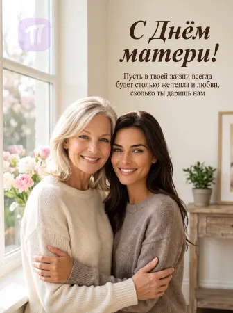 Тёплые объятия мамы