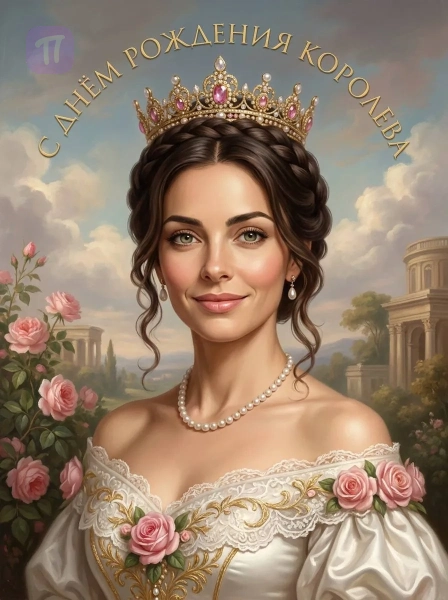 Королевская открытка