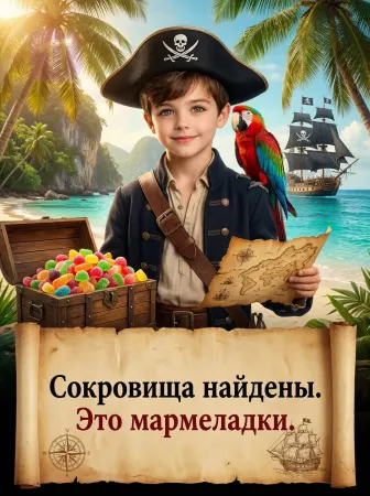 Пират с сокровищами