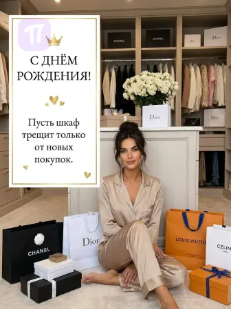 Красотка в гардеробной
