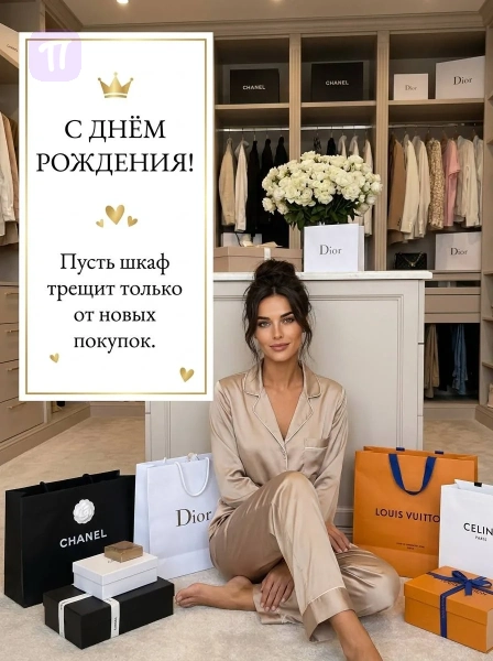 Красотка в гардеробной