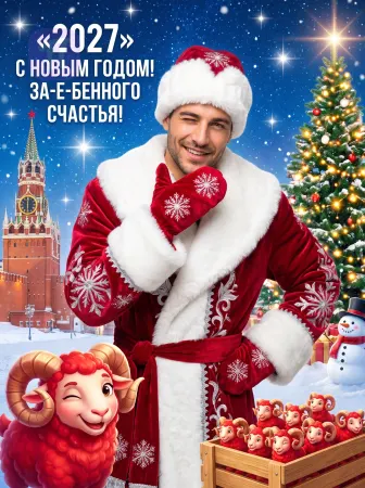 Дерзкий Дед Мороз и бараны