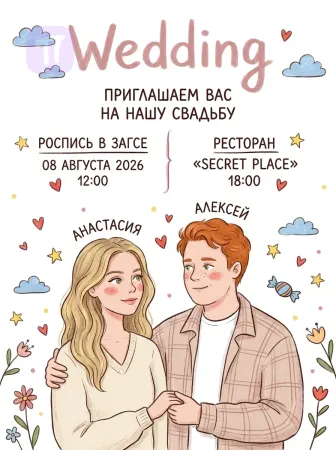 Наша свадебная история