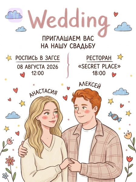 Наша свадебная история