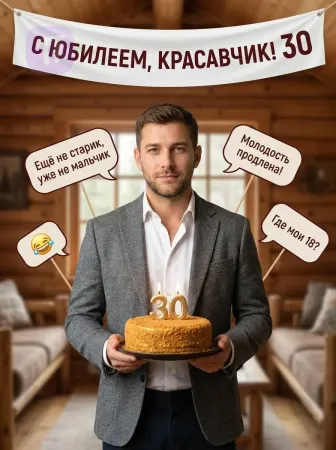 Уютный мужской юбилей