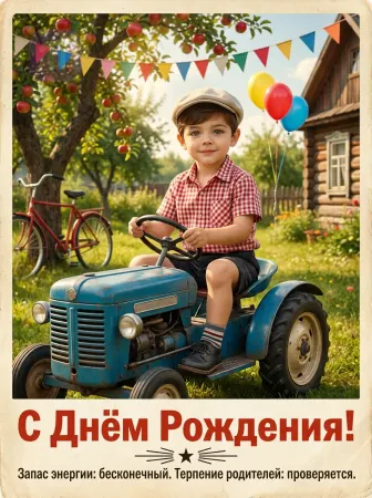 Маленький тракторист