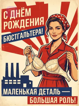 Ретро-плакат поддержки