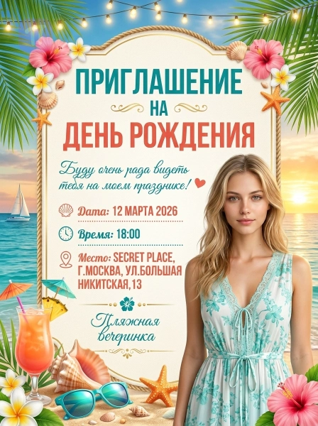 Тропический день рождения
