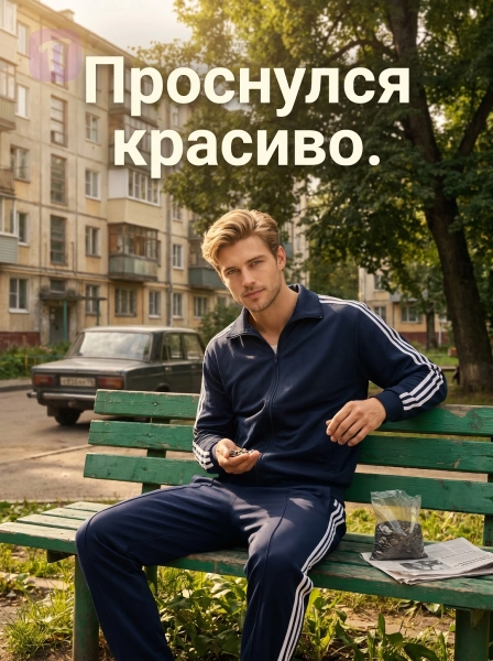 Утро на лавочке