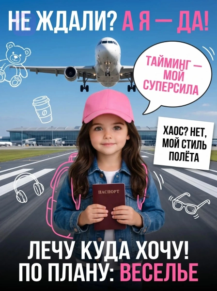 Юная пилотесса