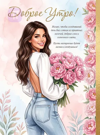 🌹 Утро розовой мечты