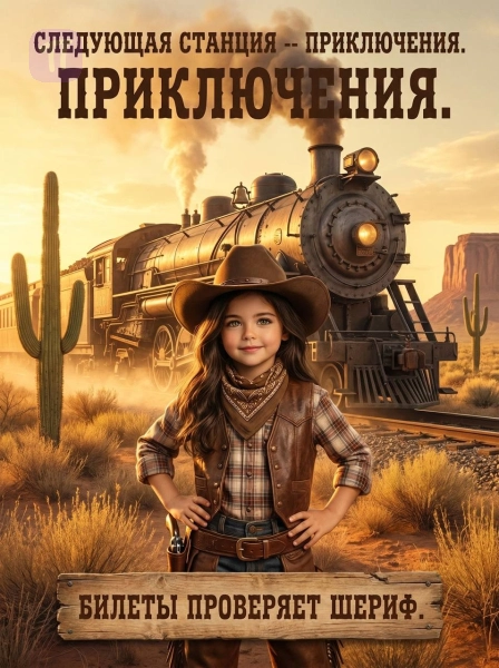 Юная шериф Дикого Запада