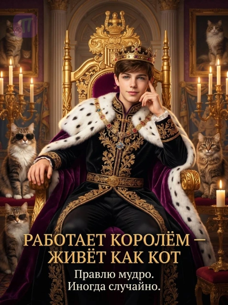 Юный король с котами