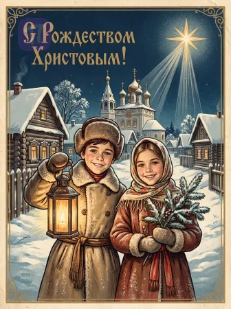 Ностальгическое деревенское Рождество