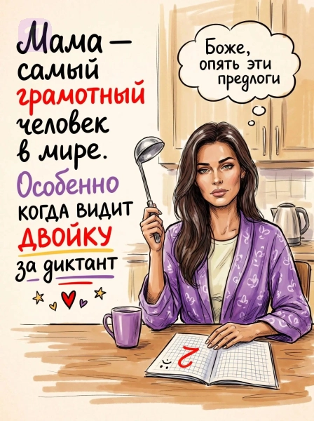 Мамины уроки грамотности