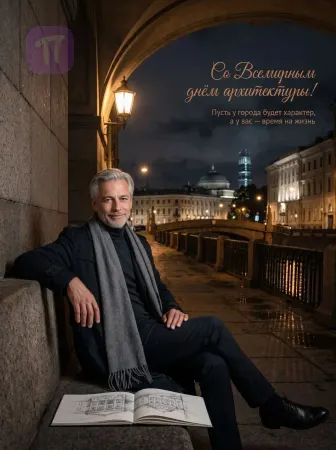 Ночной город архитектора