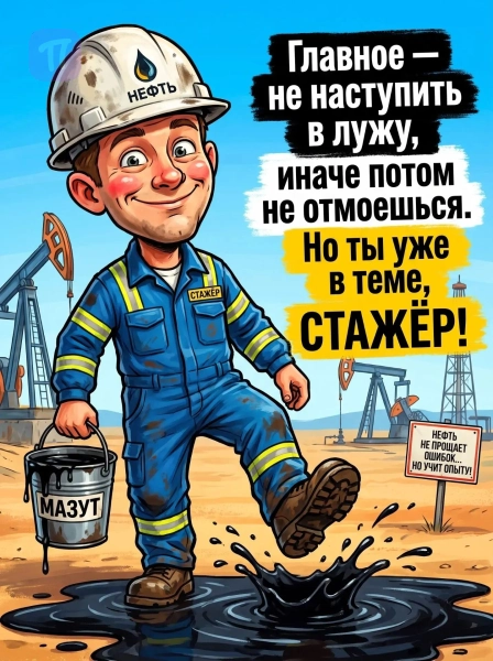 Забавный нефтяной стажёр