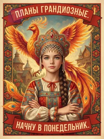 Девочка с жар-птицей